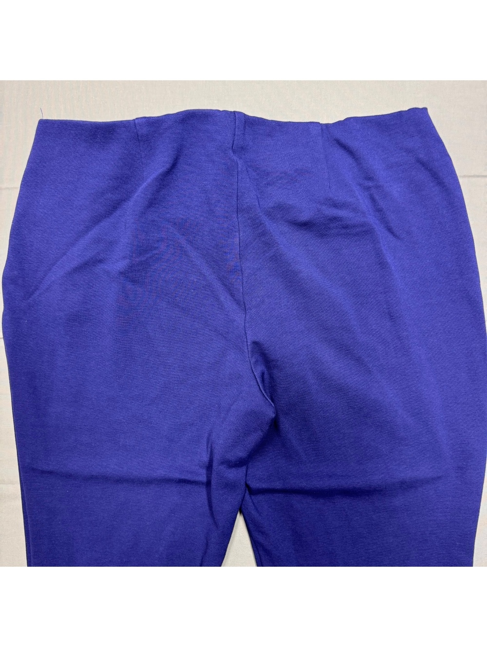 Chico's Women Brigitte Stretch Pull On Pants Size 2.5R 14 Purple Blue Ankle - Picture 10 of 12